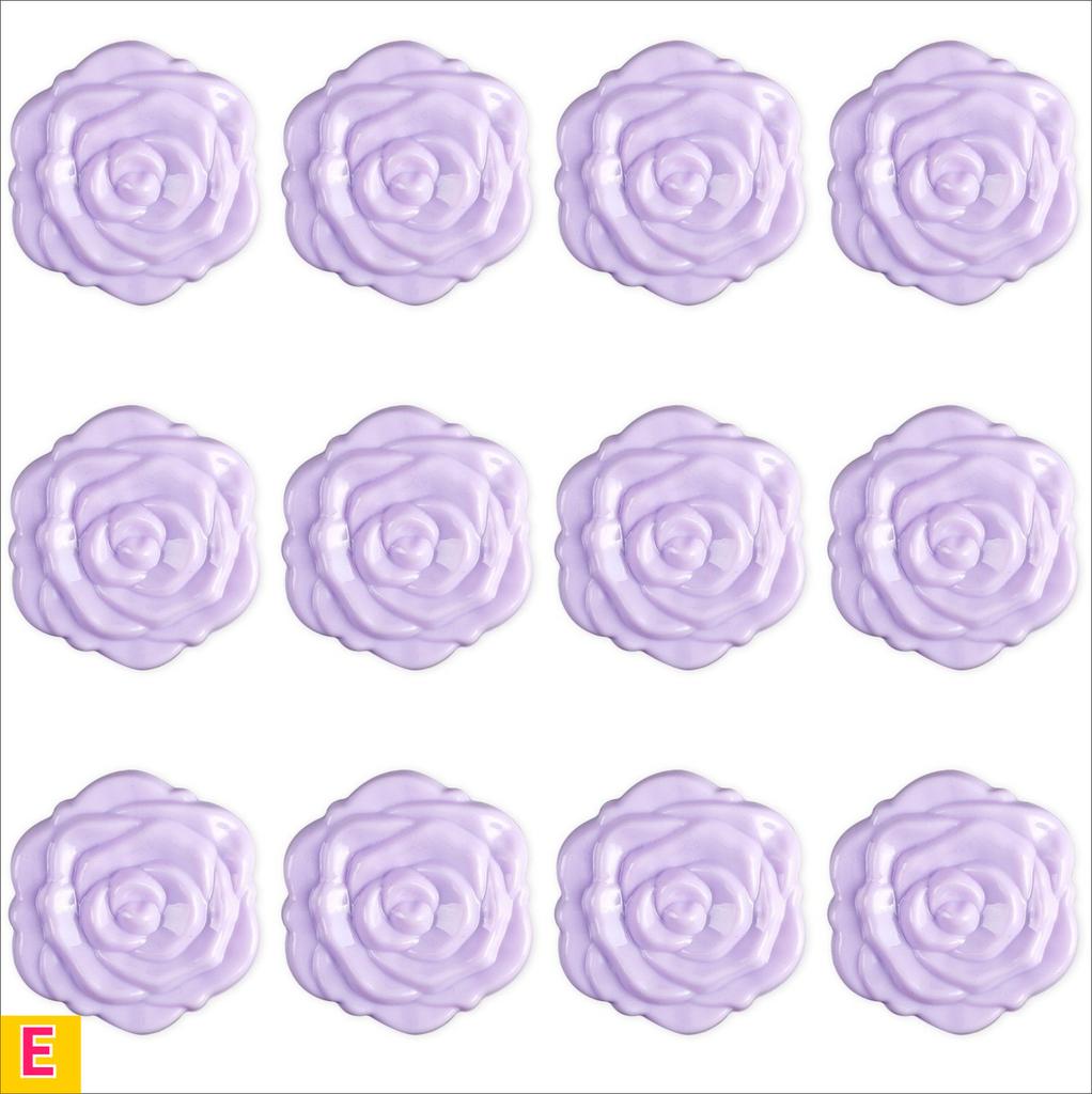 12pcs Pink Rose Compact Pocket Mirrors 3D Floral Compact Small Mirror Plastic Frame Folding Double-Sided Handheld Makeup Mirrors
