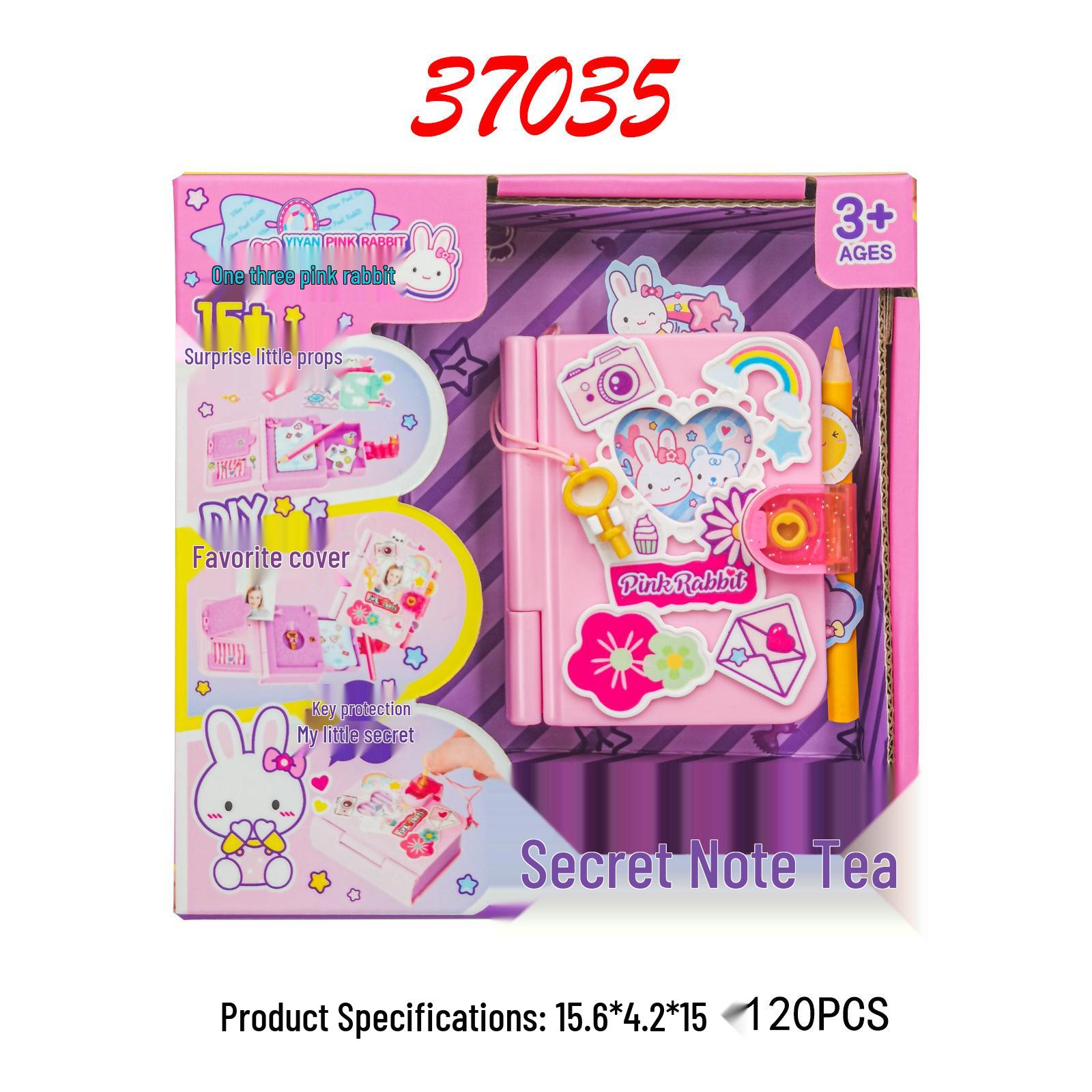 

Розовый Кролик Секретный Блокнот Мини Туалетный Столик Торт Игрушка для Девочек