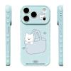 Blue Bag Dog Phone Case for Apple iPhone 16/17Pro - New Model, Drop-proof, Protective Cover for 15PRO
