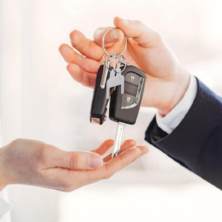 Packung mit 5 Papiertuchspender-Schlüsseln mit Schlüsselringen für Büro, Schule, Hotel, Restaurant 25 mm Ersatzschlüssel