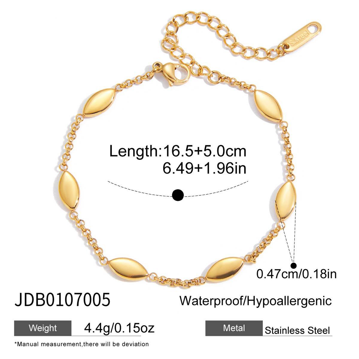 European and American 18k titanium steel bracelet does not fade jewelry stainless steel jewelry