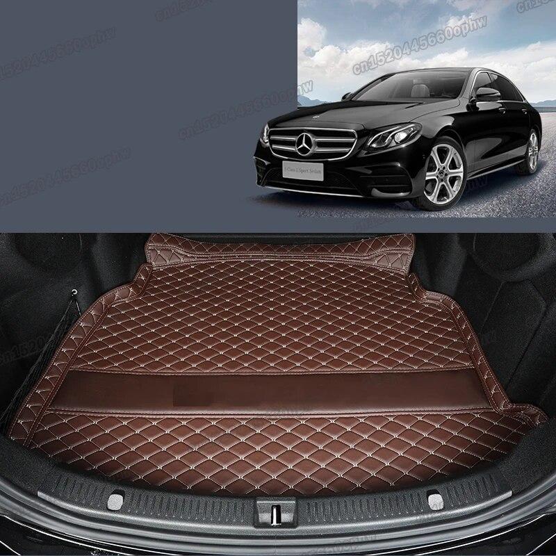 

Кожаный коврик для багажника автомобиля, подкладка для багажника, подушка для багажа для mercedes Benz e 200 300 2016 2017 2018 2019 2020 2021 2022 w213