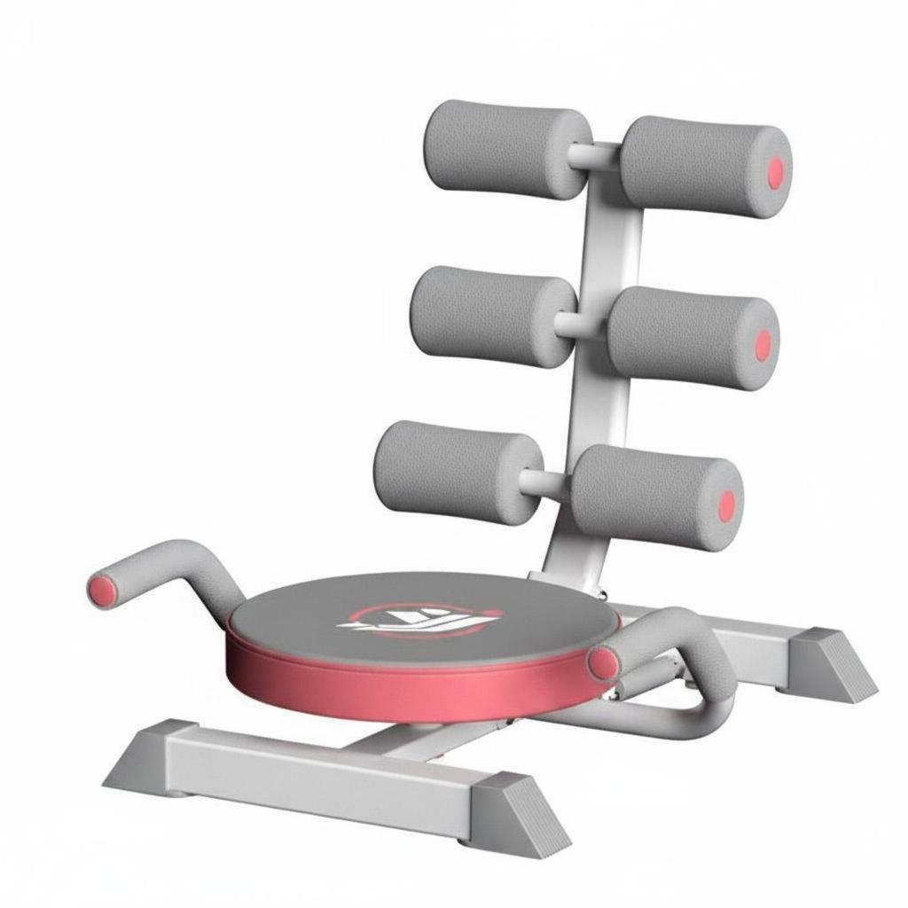 Abdominal Trainer Padded Sit Up Helper Compact Fitness Equipment Home Gym for