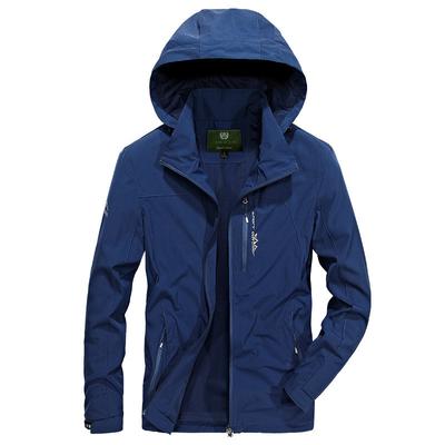 Jaqueta Masculina Primavera e Outono Fina para Exterior Masculina Impermeável Corta-vento Jaqueta Masculina Roupa de Montanhismo Top