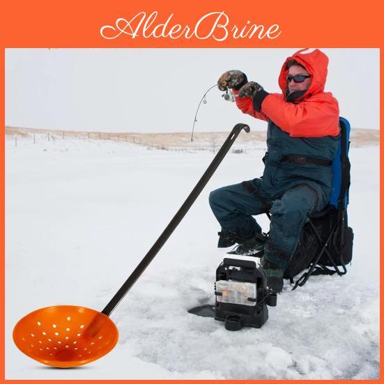 High Muqzi Sports Accessory Quality Ice Fishing Skimmer Big Holes Fishing Accessories Quickly Drain Water