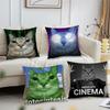 Lustige Katze Emojis Kissenbezug Für Kissen Sofa Druck Dekoration Zimmer Zuhause Büro Café Auto Nordische Schlichtheit