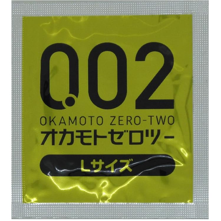 [3-Pack] Okamoto Condoms Okamoto Zero Two 0.02 L Size (6-Pack) + Original Condom Case + Pepe Lubricant Prologue 5ml