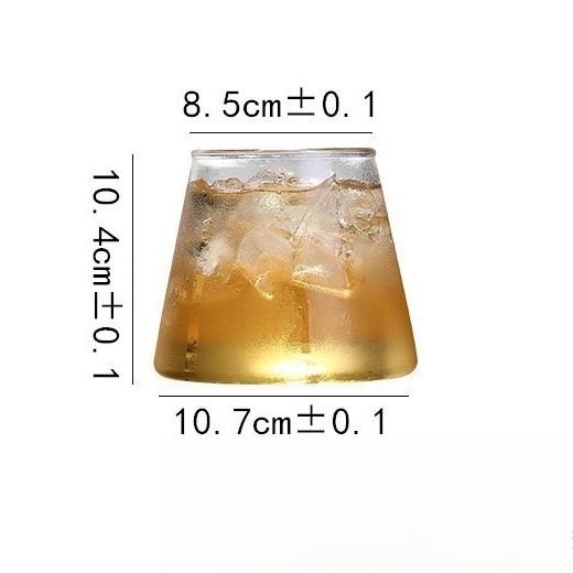 Japanischer Stil Fuji Berg Glas Bierbecher Zuhause Frühstück Milch Saftbecher Internetberühmter Whiskybecher Kaffeegetränk