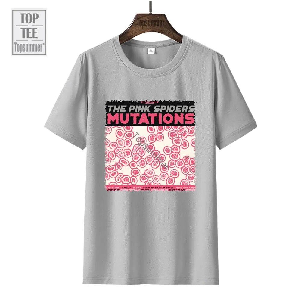Mutations Album T-Shirt The Pink Spiders Tour T Shirt Unisex'S Pop Streetwear Oversize T-Shirts Women'S Short Sleeve Top