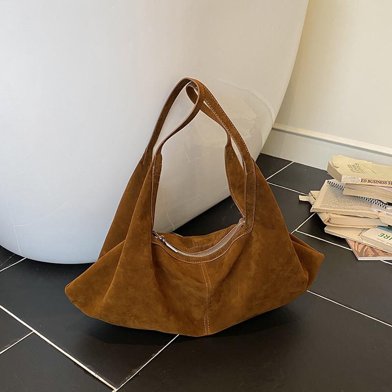 2026 Autumn & Winter New Faux Suede Square Shoulder & Crossbody Bags High Quality Sense of Luxury Portable Handbags for Women