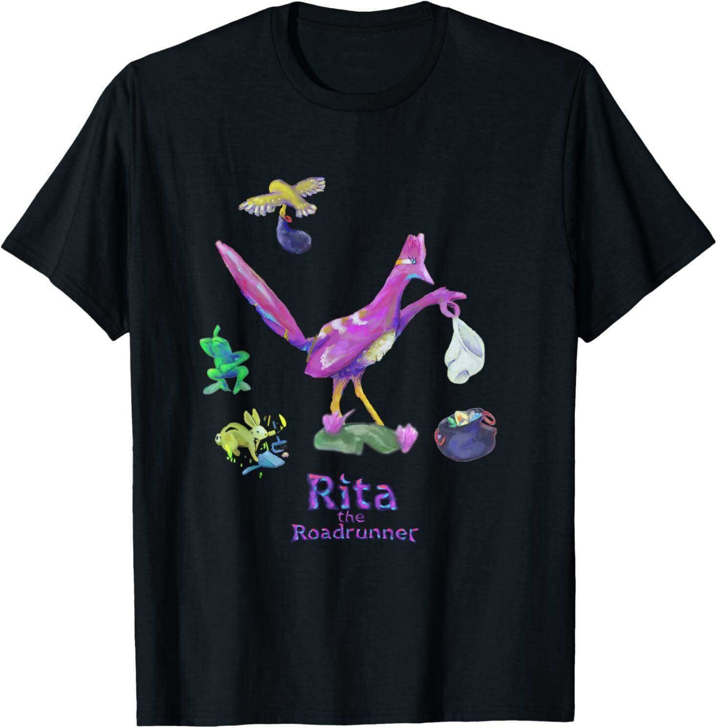 Rita the Roadrunner Funny Cartoon Design T-Shirt Unisex T-Shirt S