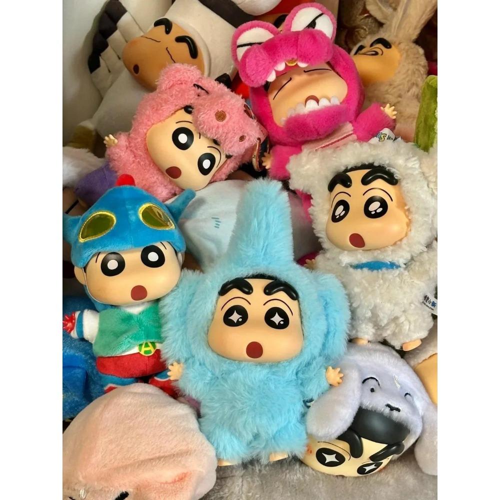 Toptoy CrayonShin-Chan Blind Box Kostümparty Serie Vinylpuppe Anime Actionfigur Mystery Box Kawaii Sammlung Modell Spielzeug Geschenk