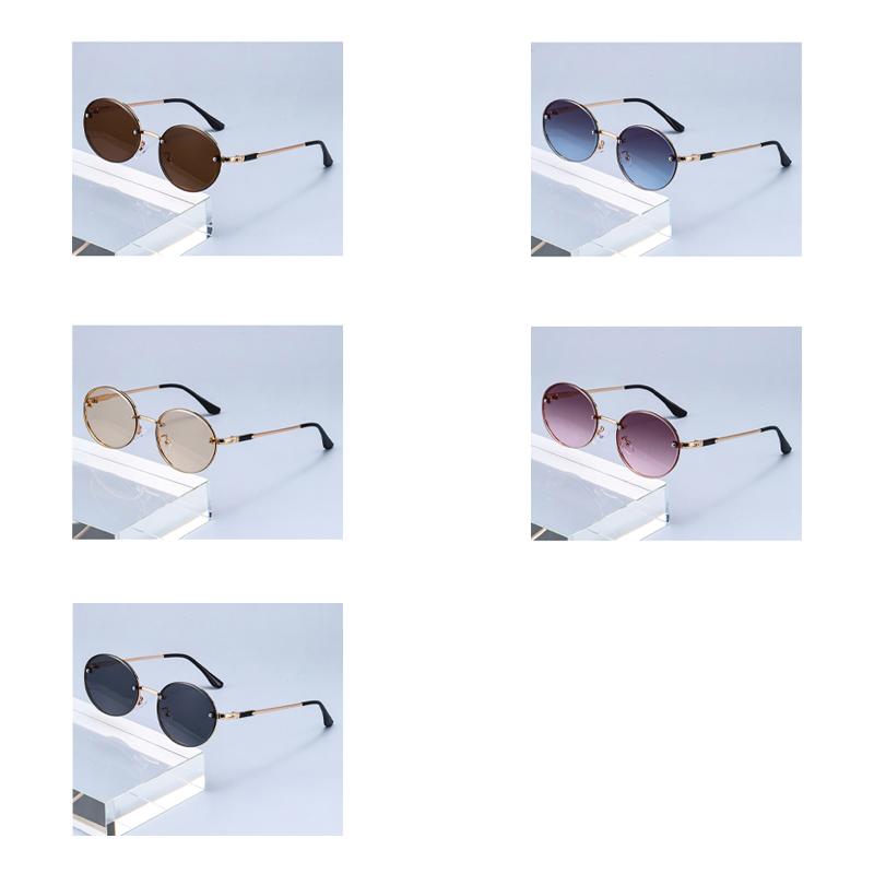 Xiaomi Vintage Round Metal Sunglasses for Men Women UV400 Gradient Lens Retro Outdoor Driving Beach Eyewear