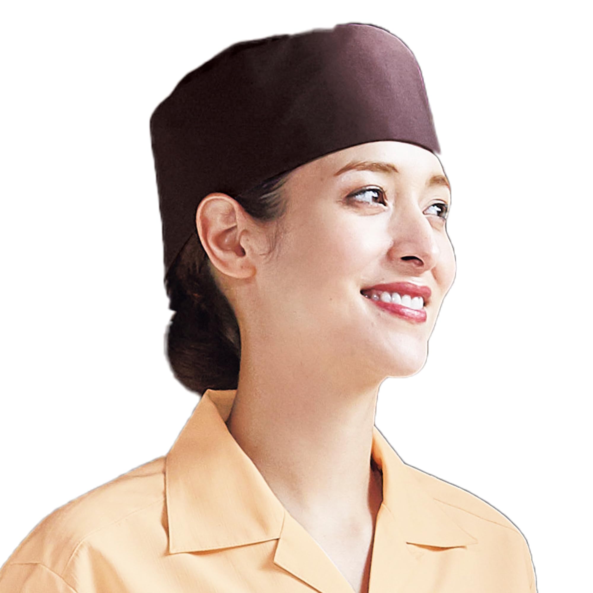 Albe easy to care with Velcro adjustable available in 5 suitable for Japanese kappo Japanese izakaya NO8026 Azuki Japanese-style hat, durable, for,