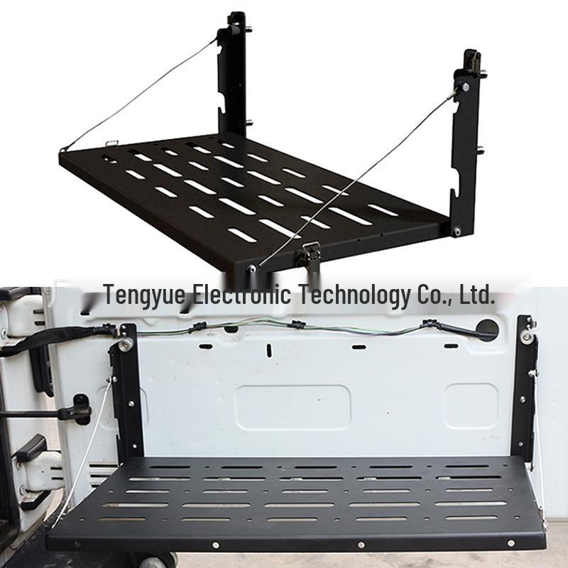 Wrangler JKJL Tailgate Table and Metal Storage Rack for Modified Cars
