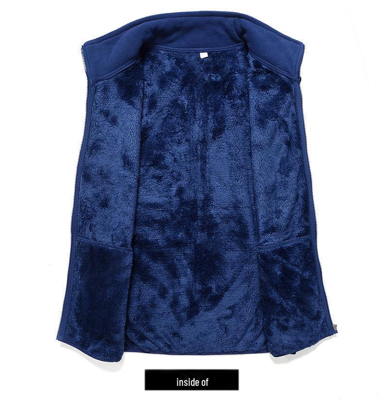Heren Casual Mouwloos Fleece Vest - Herfst/Winter Sport Outdoor Jas