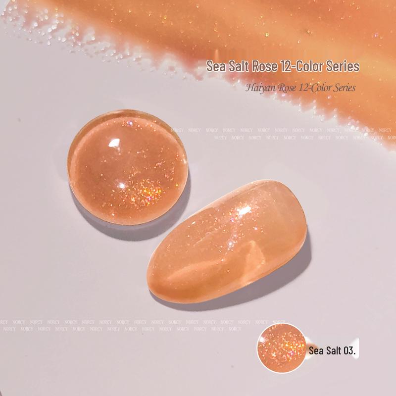 2025 Versatile Iridescent Pearlescent Glitter Nail Gel - High Density Super Sparkle for Nail Art