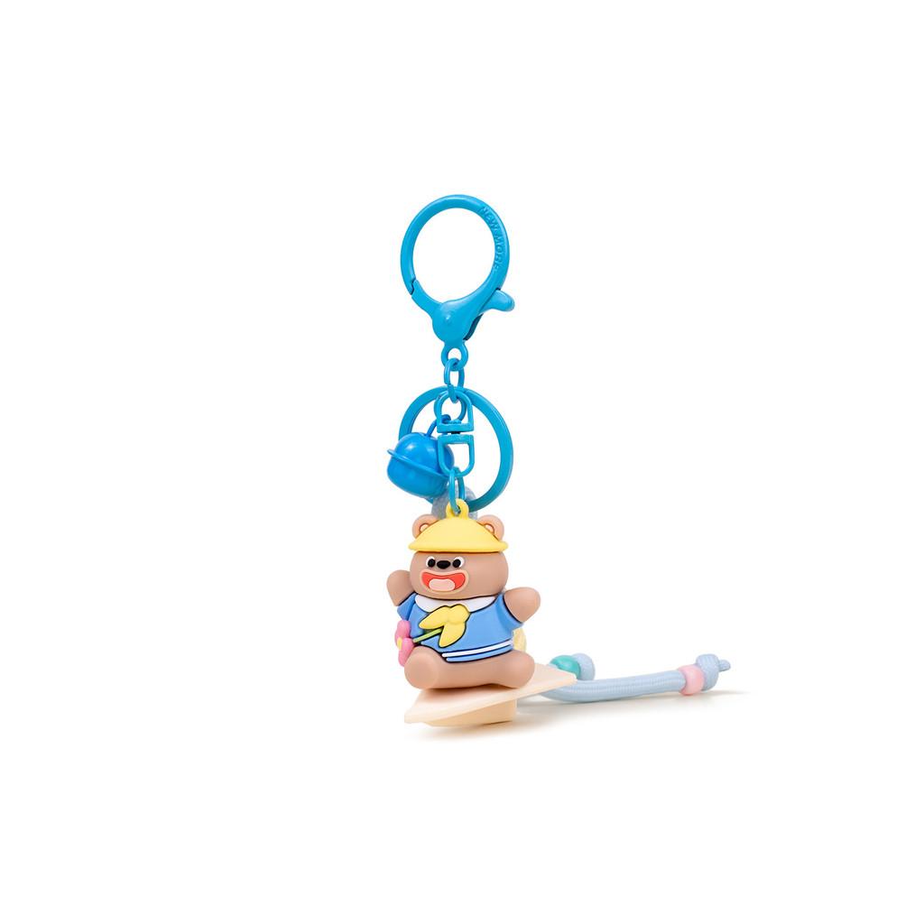 Pvc Keychain With Cute Cartoon Bear Design For Kids And Collectors