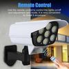 77LED Solar Garden Light PIR Motion Sensor Simulation Surveillance Dummy Camera Fake Camera IP65 Waterproof Lamp Wall Light Outdoor Smart Street Light