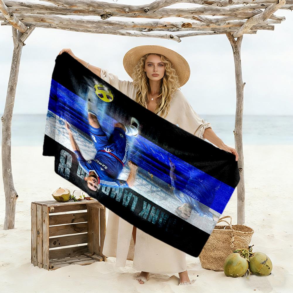 Paul Pogba's Manchester Moment Beach Towel High Absorbency & Quick-Dry Comfortable Lightweight Suitable for Swimming, Gym, Camping, Yoga Vacation
