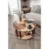 Y?n Yang Unity Serenity Coffee Table Set Of 4 Oak Walnut 70 Cm