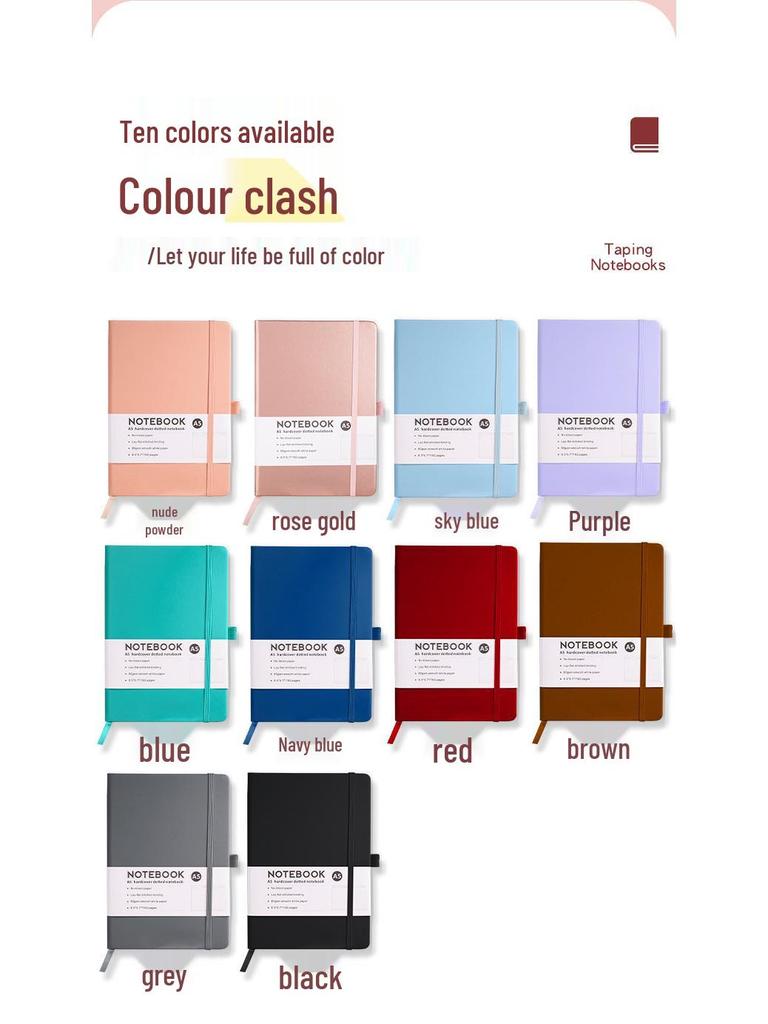 Custom A5 PU Notebook with Strap - Portable, Logo-Printable Business Journal, A6 Size Available