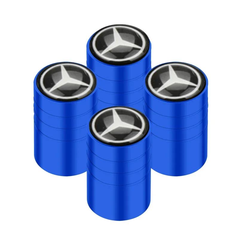 AABIC1 4pcs Auto Emblem Cap Case Mercedes Benz B/C/E/S Class A Class C200L GLC GLK New CLA GLA