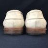 Made In Italy BALLY Leather Goodyear Welt Coin Loafer 6 25.0 White Slip-on Moccasin Business shoes(USED)