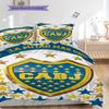 Boca Juniors Pattern Bedding Quilt Set Quilt Cover Pillowcase Home Decoration Birthday Gift (1 * duvet cover + 2 * pillowcase, without core)