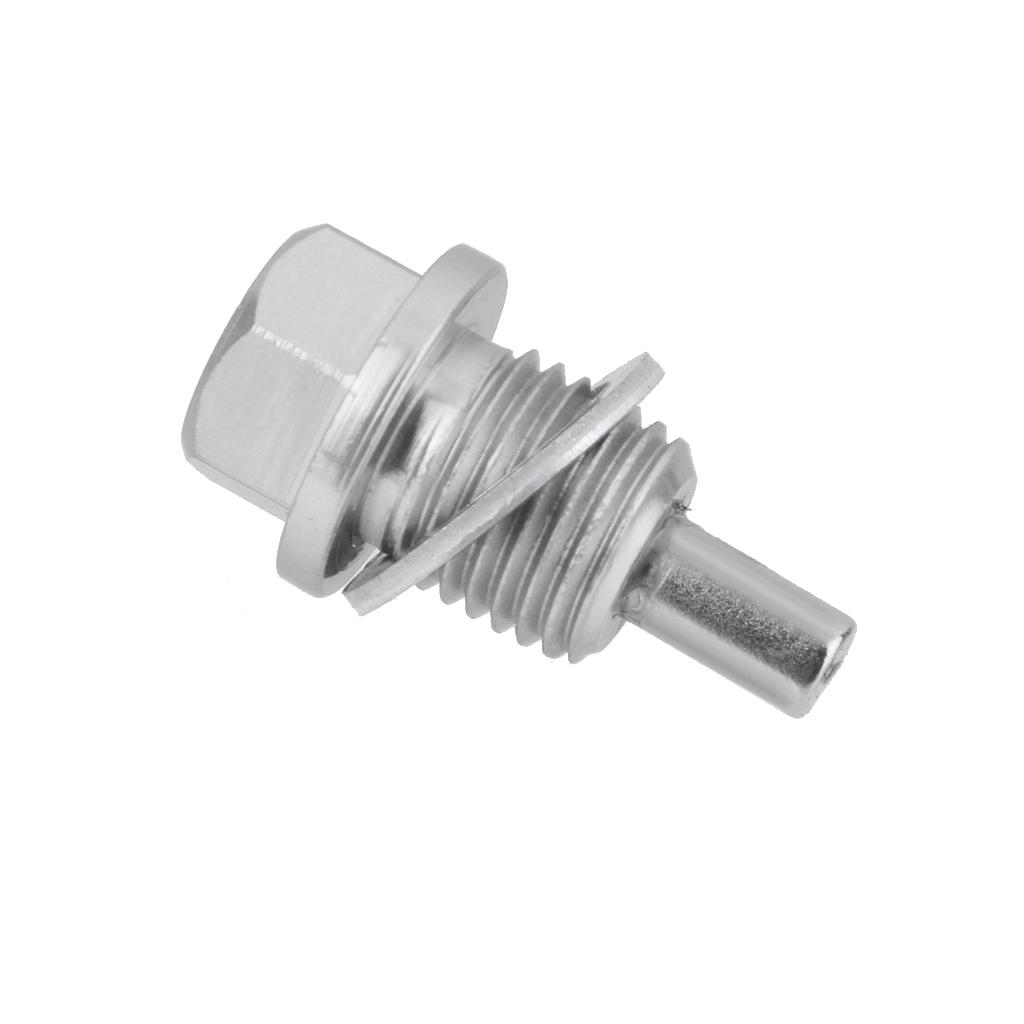 Magnetic Oil Drain Plug M14X1.5 Car Engine Oil Pan Plug Metal for Honda Ford Mazda Hyundai Kia Motor Oil Draining Bowl
