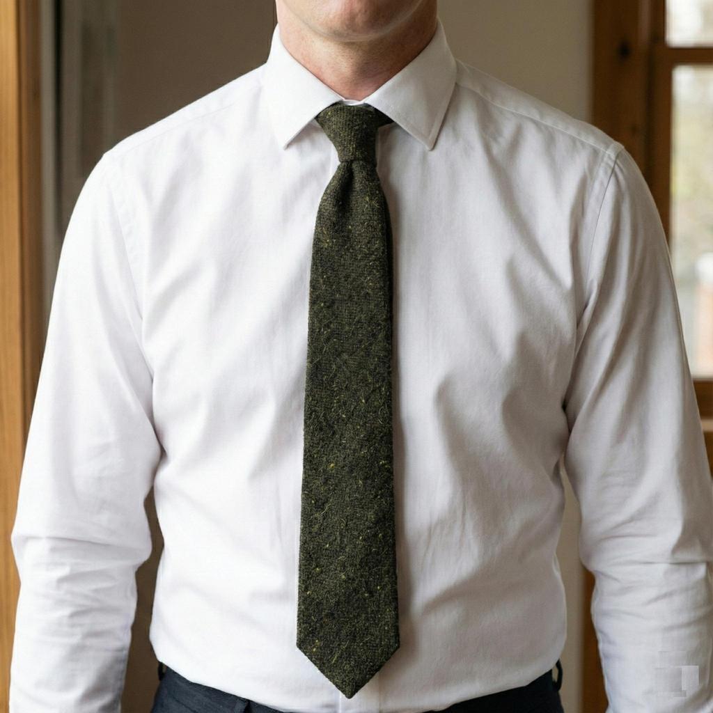 Hamilton Kilts Traditionelle Woll-Tweed-Krawatte Schottisches Tartan-Plaid Fischgrätmuster 6 cm