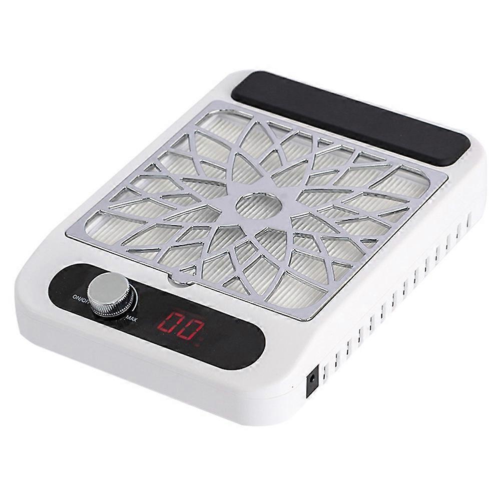 Nail Dust Vacuum Cleaner Nail Dust Collector Portable Nail Dust Collector No Dust Leakage Dust Filter EU Plug