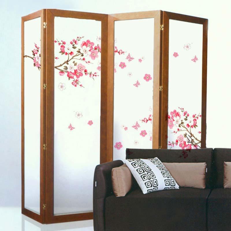 Pink Sakura Flower Cherry Blossom PVC samolepky na stěnu Home Decor