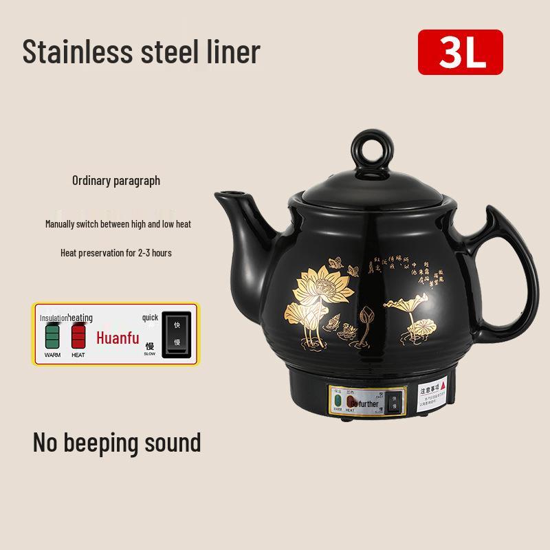 Electric Ceramic Decoction Pot for Traditional Chinese Medicine & Stews