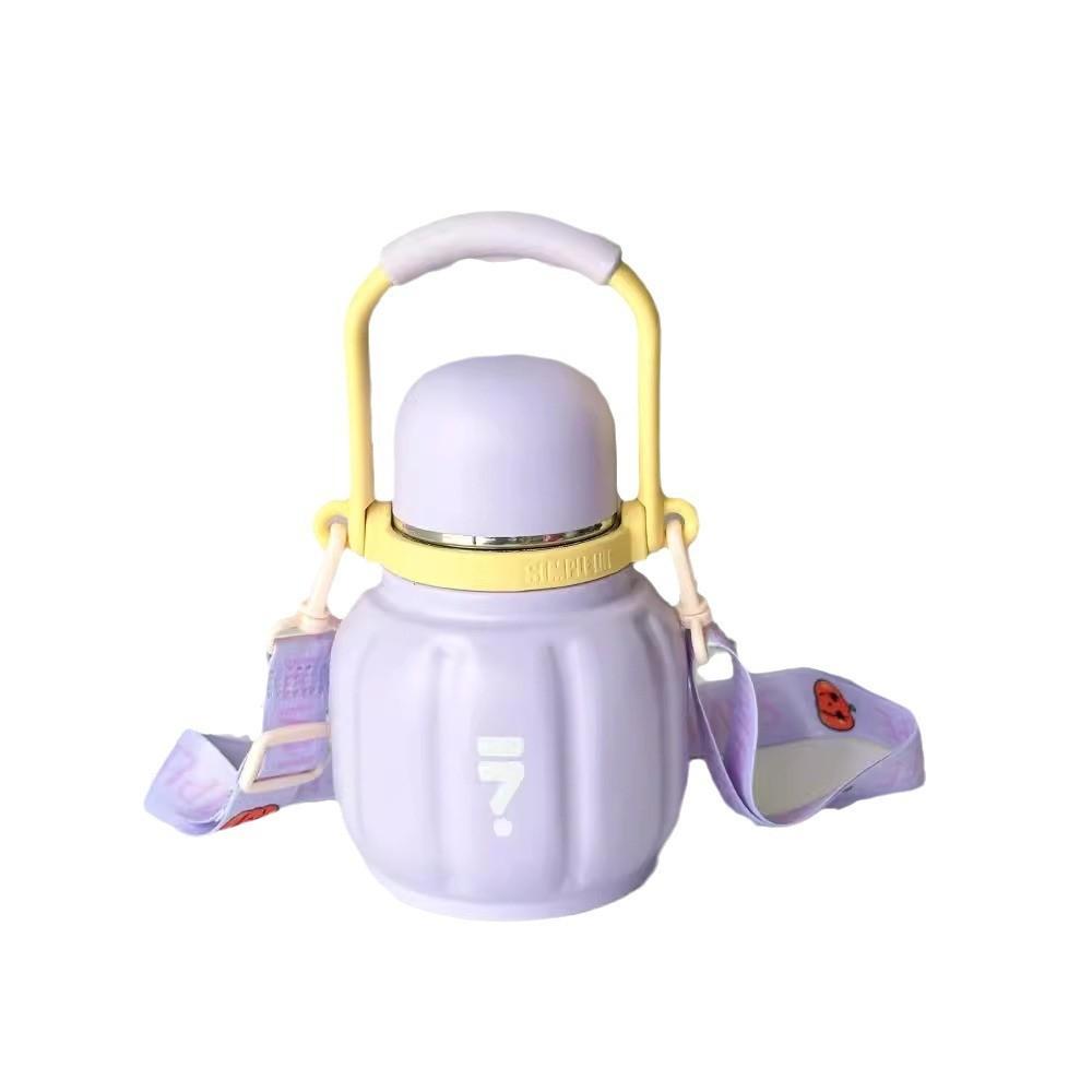 Pumpkin Insulated Travel Mug With Thickened Vacuum Stainless Steel For Home Office Outdoor Use