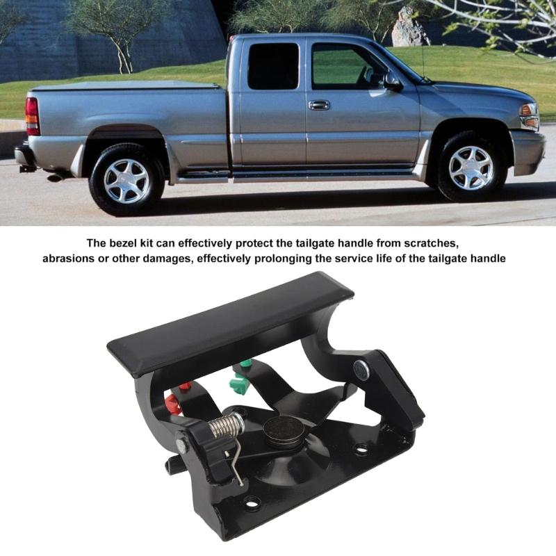 Tailgate Latches Door Handle Set Weather Resistant Tailgate Latches Assembly 15991785/15991786 Replacement for C1500 C2500