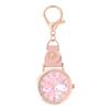 Fieldwork Women's Analog Pocket Watch with Sanrio Characters Keychain - Cute, Carabiner Clip, Suitable for Commuting, School, and Business - Hello