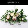 Artificial Flower Swag for Wedding Reception Backdrops Party Table Decoration Wedding Welcome Sign Flower Arrangement