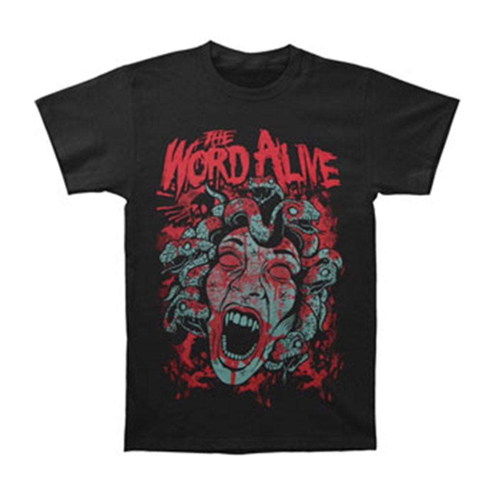 

Men s Word Alive Medusa T-Shirt Mens Womens Tees Top Black L