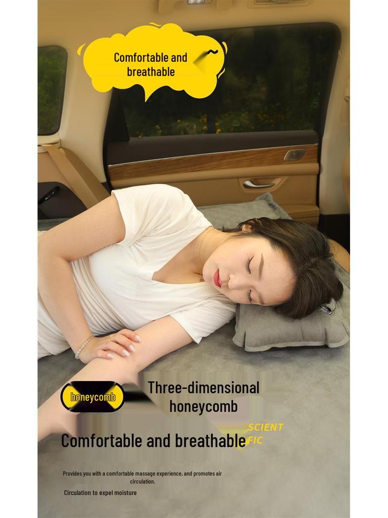 Inflatable Car Mattress for GAC Trumpchi GS7 - Trunk & Rear Seat Sleeping Pad.