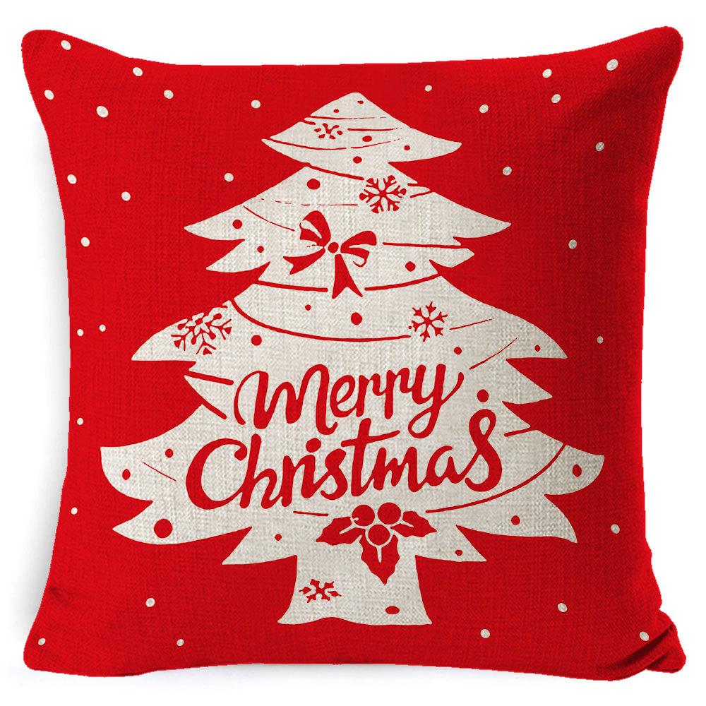 Nový vánoční povlak na polštář kostkovaný polštář domov pohovka polštář povlak na polštář dárek postel polštář