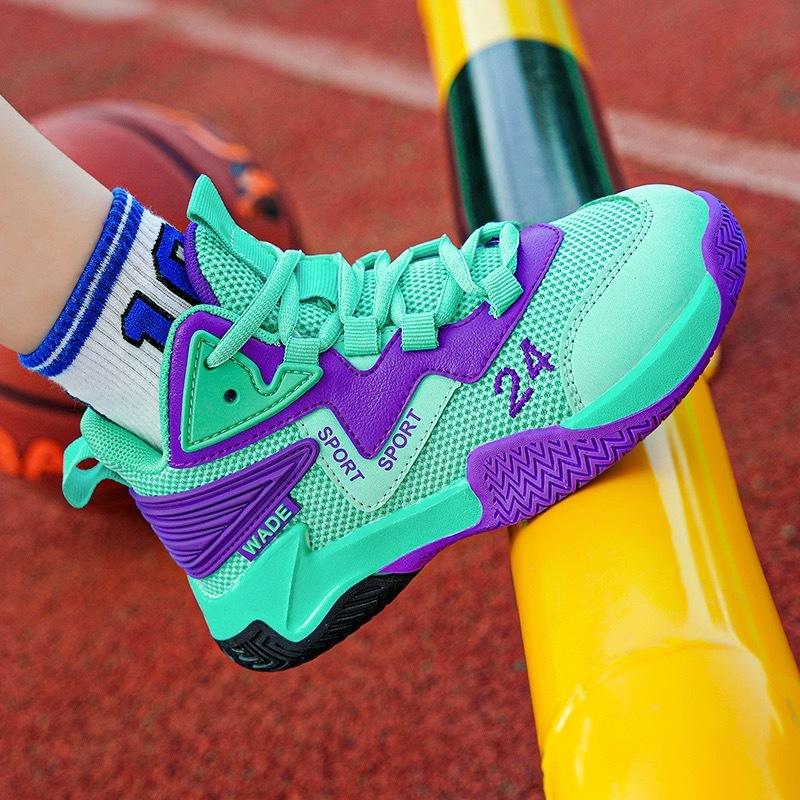Children's Basketball Shoes Boys Summer 2025 New Mesh Breathable Sneakers Boys Shoes Sports Shoes Classmates Summer