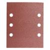 WOLFPACK PROFESSIONAL LINE - Replacement Sandpaper with Velcro 114x140 Mm. With 80 Grit Holes (10 Pieces)