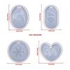 Listing Pendant Mold Silicone Epoxy Molds Christmas Ornament Casting Molds DIY Crafts Making Tools Home Decorations
