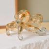 Handcrafted Resin Octopus Figurine Unique Sea Creature Statue with Realistic Details & Quartz Accents Decorative Desktop Sculpture for Home Office