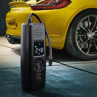 Portable Tire Inflator For Car 12V Wireless Air Pump Auto Accessories Cordless Electric Air Compressor With LED Screen Display