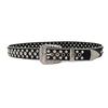 Vintage Glittered Belt Jeans Waistband Punk Style Studded Belt Waistband for Street Player Club Party Wear