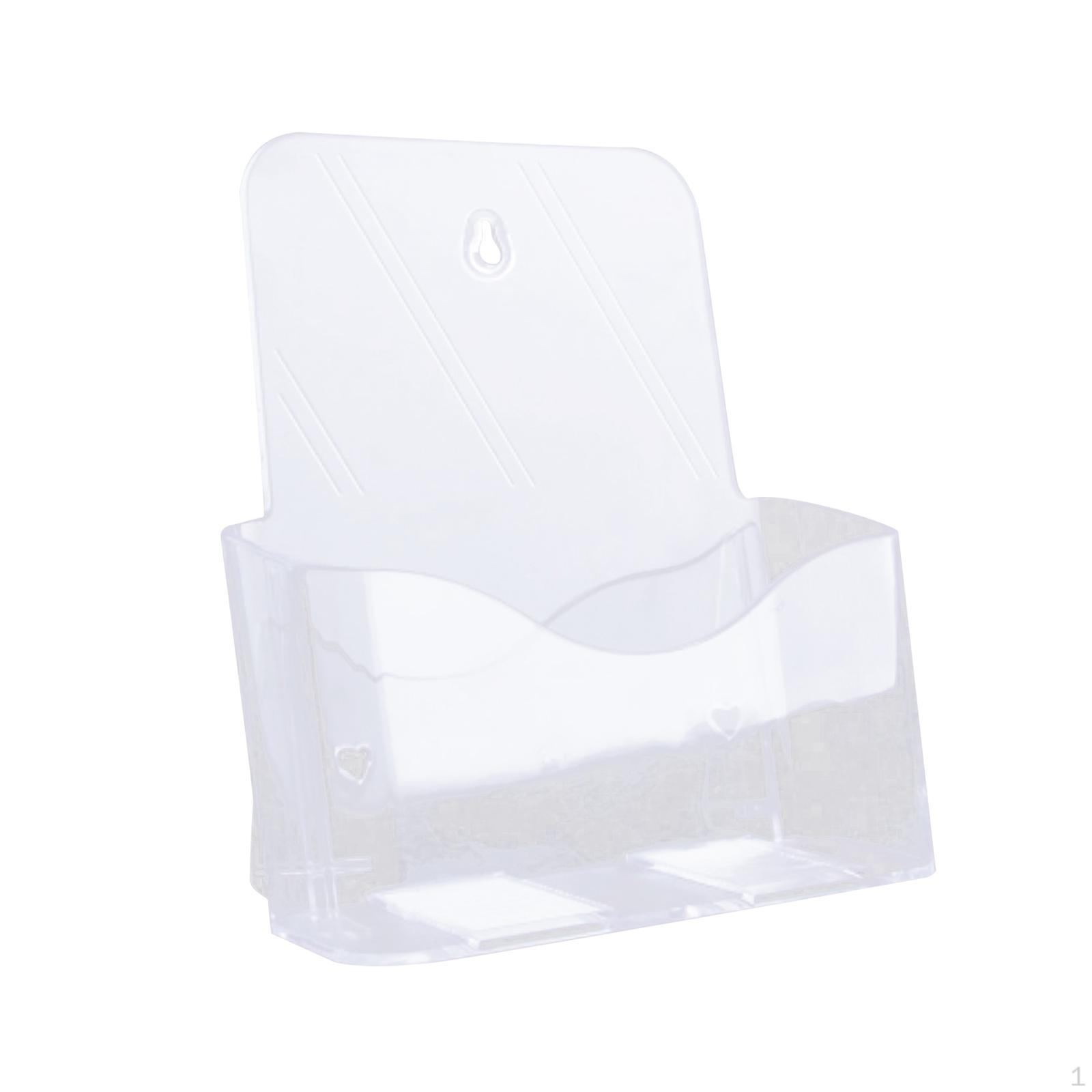 

Акриловый держатель для брошюры Дисплей Стенд Подарки Документ Бумага Литература Журналы A5 1 Tier