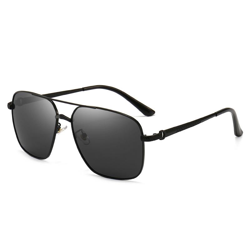 

Luxury Metal Double Bridge Oversized Polarized Sunglasses, Personalized & Streetwear-Ready Style 5028 чёрный