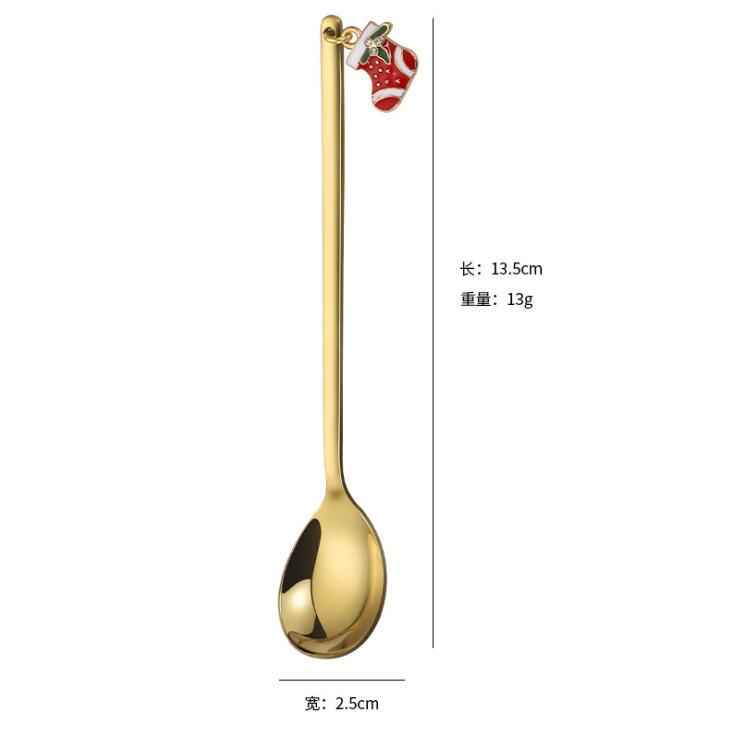 Linguri metalice de Craciun Fericit Vesela de Craciun Ornamente Decoratiuni de Craciun pentru Masa Acasă